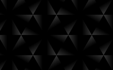 Obraz premium Black abstract gradient background. Geometrical black 3d Background