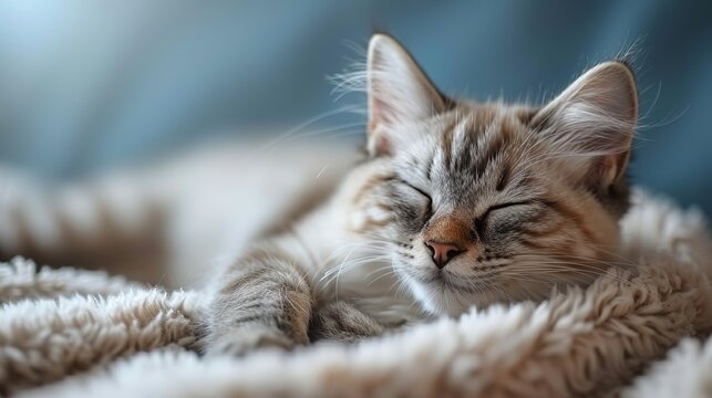white and blue kitty sleep cattery --ar 16:9 --stylize 750 Job ID: 55e82d21-25dd-43a6-94e2-d64c43881b96