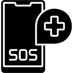 Fototapeta premium Emergency Phone Icon