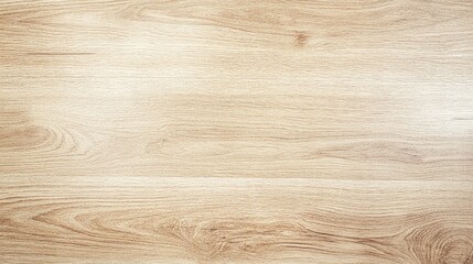Naklejka premium Top view of light oak wood planks with a smooth texture and natural grain, perfect for backgrounds