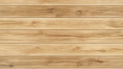 Fototapeta premium Top-down view of light oak wood texture with a seamless pattern of planks, ideal for backgrounds