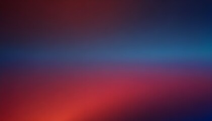  Vibrant Red and Blue Gradient Background - Grainy Noise Texture Banner