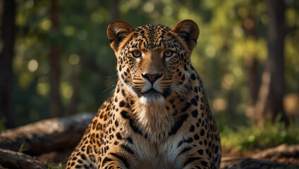 Obraz premium close up of a leopard