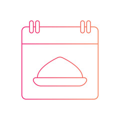 Calendar vector icon