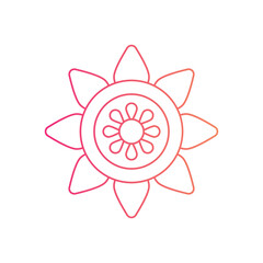 Rangoli vector icon