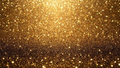 An exquisite background of glimmering gold glitter with a delicately blurred setting creating11
