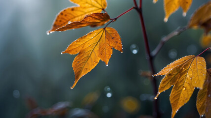 Obraz premium autumn leaves on the tree