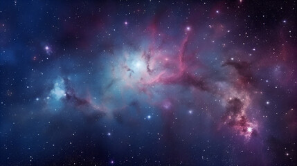 Obraz premium space galaxy background