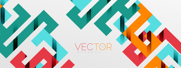 Color bend lines with shadow texture effect. Vector Illustration For Wallpaper, Banner, Background, Card, Book Illustration, landing page