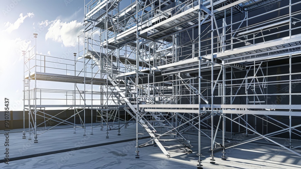 Aufkleber scaffolding solutions for emergency response and disaster recovery expedite rapid access and structu