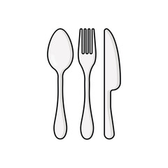 Cutlery  vector icon