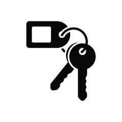 Room Key vector icon