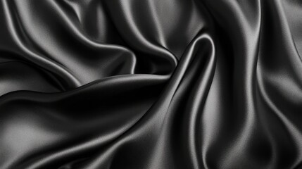 Fototapeta premium Black silk