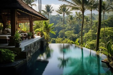 Resort outdoors swimming pool.