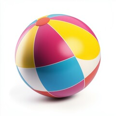 beach ball isolated on white