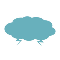 Colorful speech bubble