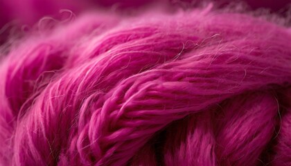Obraz premium Magenta Colored Wool - Yarn or Knitwear - Knitted Texture - Color of the Year 2023 