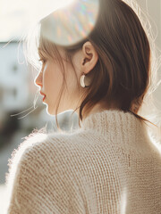 Beautiful Tanned Girl, Face Close-up, Beauty Sphere, Beautiful Face Aesthetics, Hair, Close-up,...