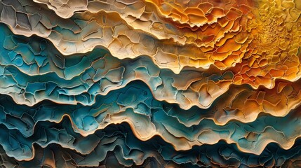 Textured surfaces invite tactile exploration, adding a sensory dimension to abstract artistry