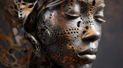 The aesthetic versatility of metal in art and design allows for creative expression.