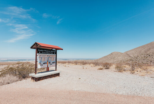 Franklin Mountains State Park Lower Sunset Trailhead