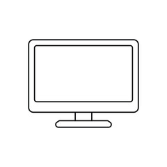 Tv vector icon