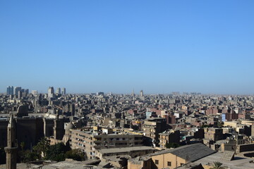 Naklejka premium Panoramic View of Cairo, Egypt