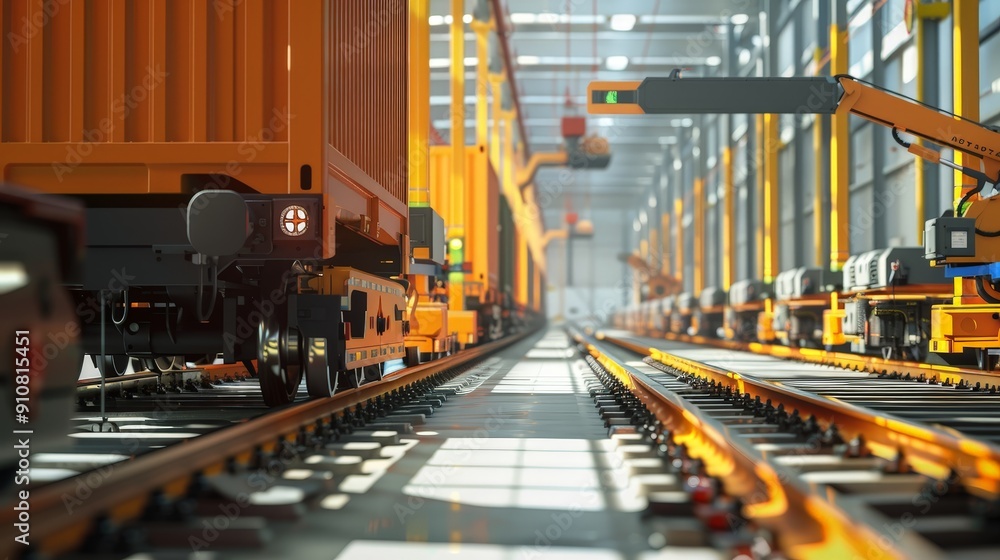 Poster the automation of rail yard operations with robotic handling systems and autonomous rail vehicles st