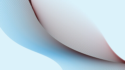 Sky Blue abstract background with curve line for backdrop or presentation