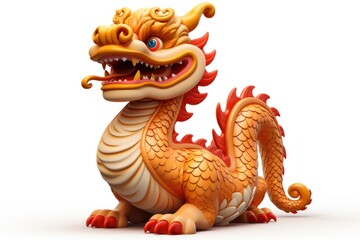 Fototapeta premium Dragon representation chinese dragon creativity.