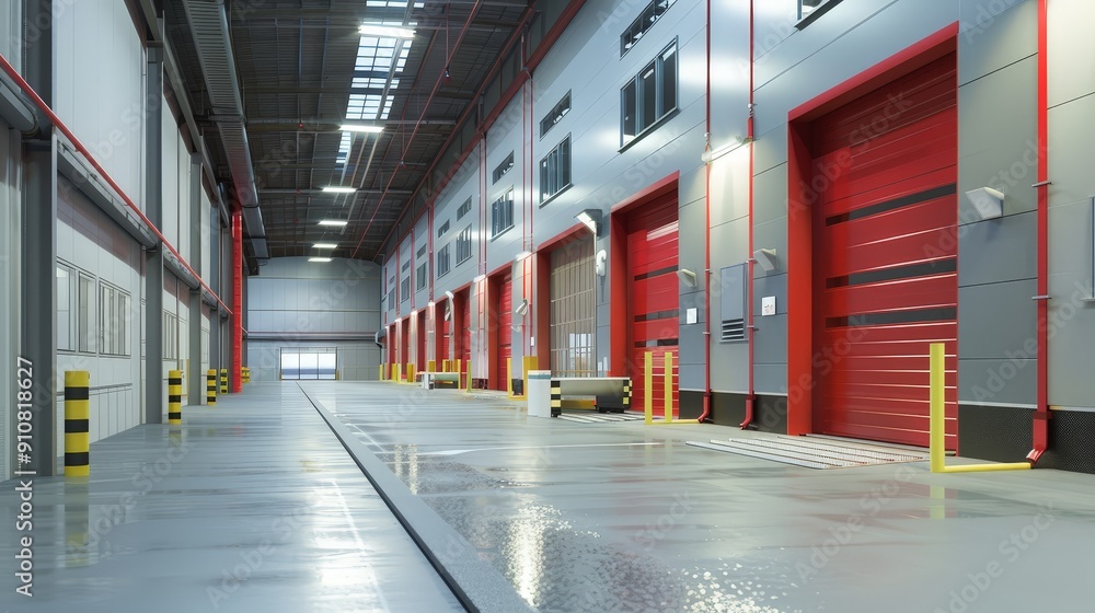 Poster the customization of loading dock configurations for hazardous materials handling includes safety en