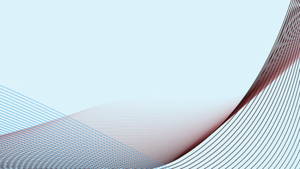Sky Blue abstract background with curve line for backdrop or presentation