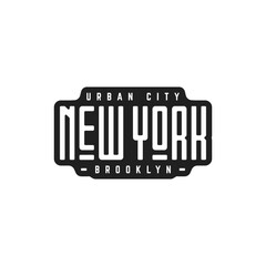 A Sticker of New York