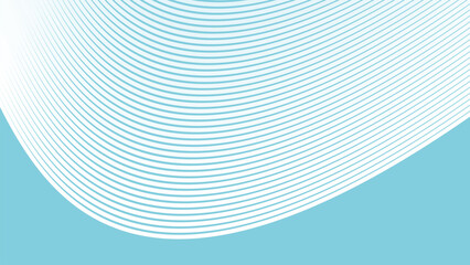Sky Blue abstract background with curve line for backdrop or presentation