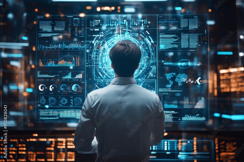 Poster embracing ai for data-driven business management strategies