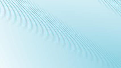 Sky Blue abstract background with curve line for backdrop or presentation