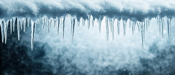 Luxury winterthemed poster template highlighting elegant snowy landscapes and delicate frost patterns