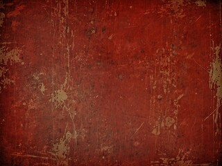 Obraz premium Vintage red overlay effect on a scratched surface