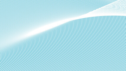 Sky Blue abstract background with curve line for backdrop or presentation
