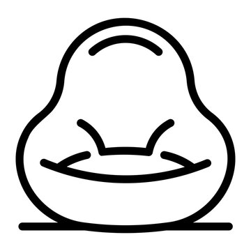 beanbag Line Icon