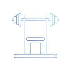 Gym vector icon