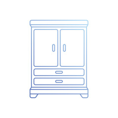 Cupboard  vector icon