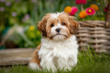 Lhasa apso puppy