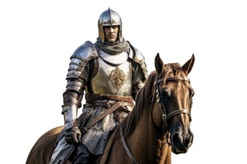Fototapeta premium Knight horse medieval animal.