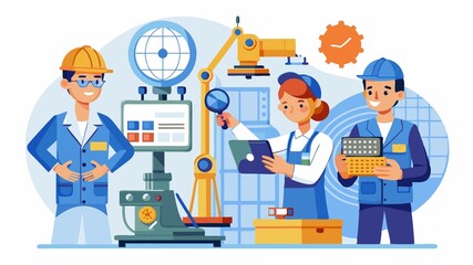 Metrologists are experts in calibrating instruments, ensuring their measurements are reliable and consistent, playing a crucial role in maintaining manufacturing precision.