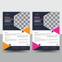 Business flyer brochure design template. Corporate flyer design, creative corporate business conference brochure design.  