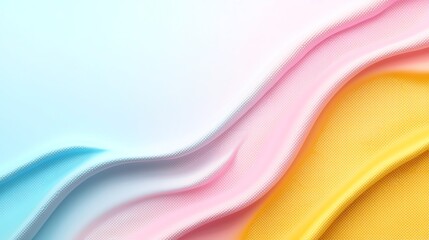 Obraz premium Vibrant layers of pastel colors create a serene and soothing background for creative projects.