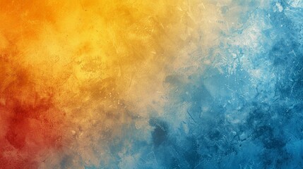 Obraz premium abstract color gradient background grainy orange blue yellow white noise texture backdrop banner poster header cover design