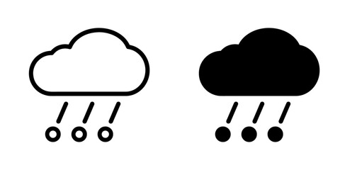 ofvs675 OutlineFilledVectorSign ofvs - weather vector icon . hail sign . severe weather . isolated transparent . outline and filled version . AI 10 / EPS / PNG . g12021