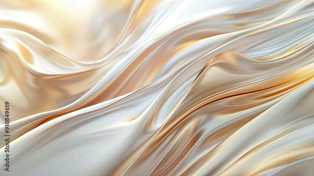 Poster abstract background with serene smooth lines